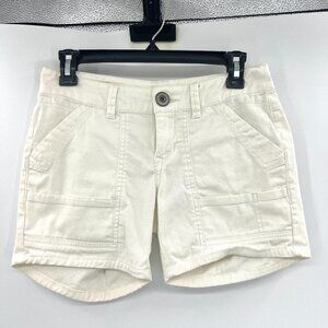Unionbay Cotton Blend White Shorts Women's Size 0
